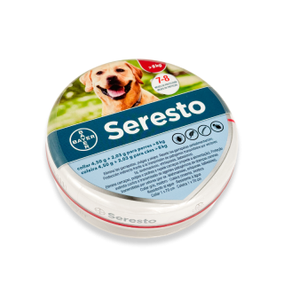 Coleira Seresto antiparásitos para cães más de 8 kg