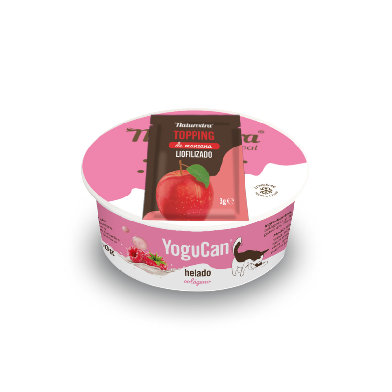 Iogurte Gelado Yogucan 110g + Topping