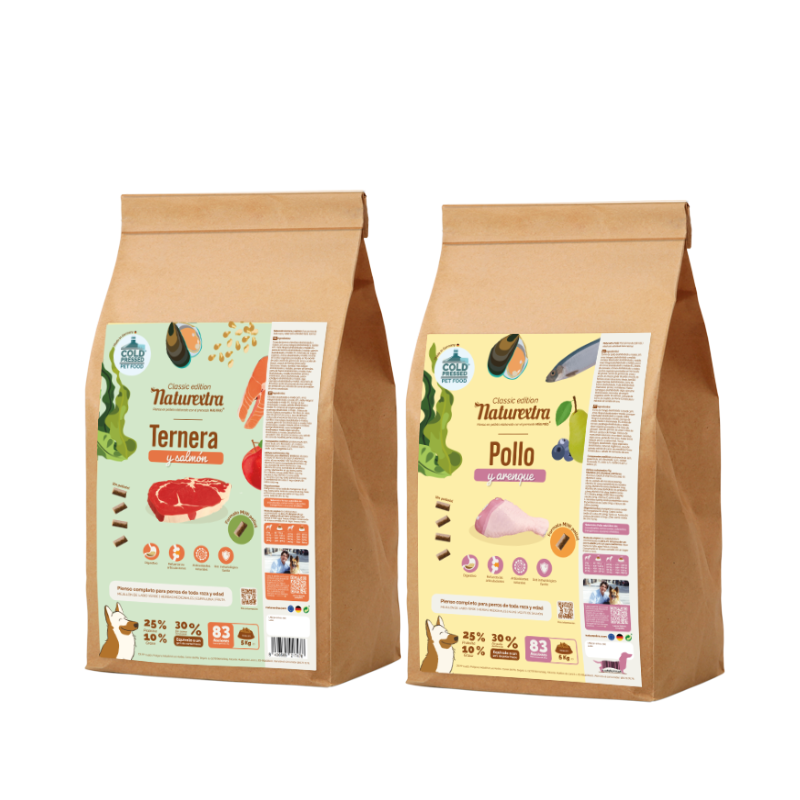 Pack Naturextra clássico mini pellet