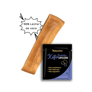 Osso de queijo com kéfir liofilizado