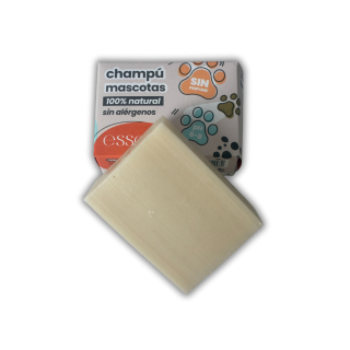 Champú sólido natural para mascotas Essabó.