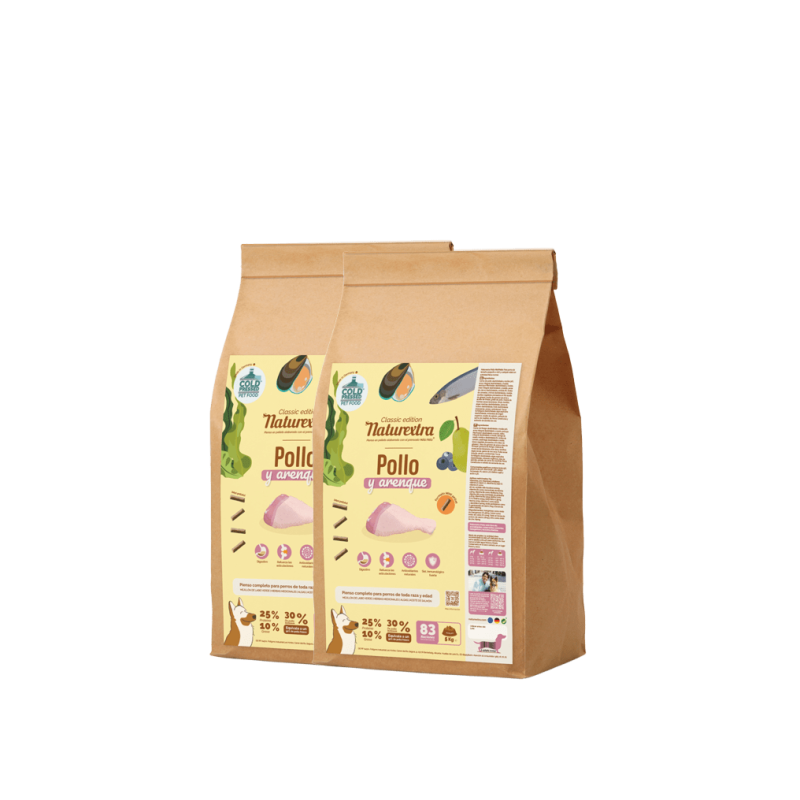 Packs NATURAL-EXTRA CHICKEN MINIPELLET