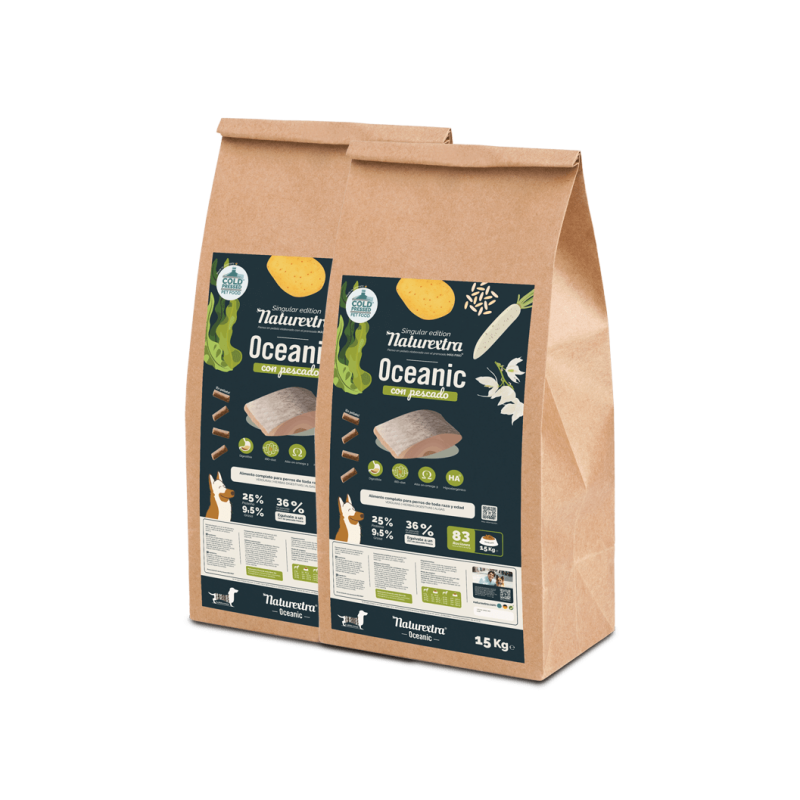 Packs Naturextra Oceanic com peixe