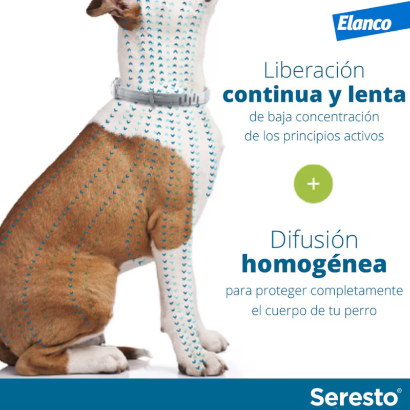Collar seresto antiparásitos para perros más de 8 kg