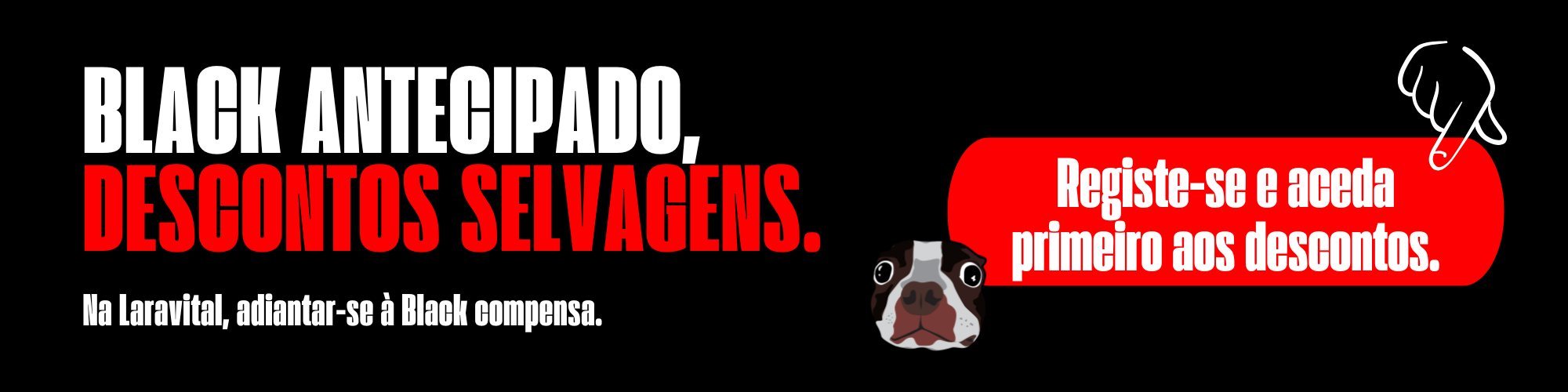 A Black Friday chega mais cedo (e melhor) à Laravital ?⁣
