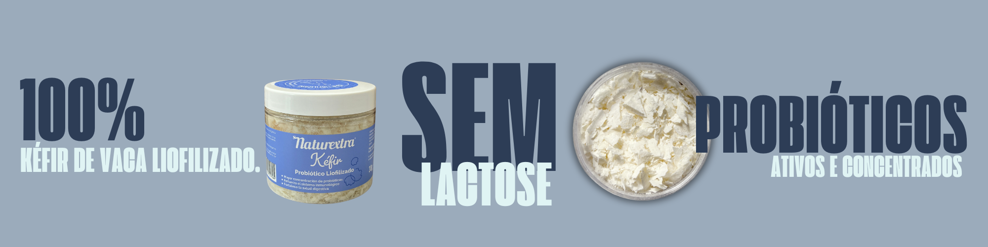 100% Kefir de Vaca Liofilizado! 